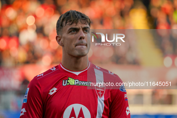 Daniel Maldini plays during the AC Monza against AS Roma match, Serie A, at U-Power Stadium in Monza, Italy, on October 6, 2024. 