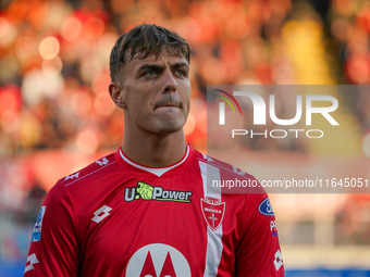 Daniel Maldini plays during the AC Monza against AS Roma match, Serie A, at U-Power Stadium in Monza, Italy, on October 6, 2024. (