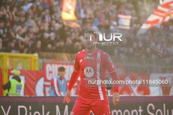 Armando Izzo plays during the match between AC Monza and AS Roma in Serie A at U-Power Stadium in Monza, Italy, on October 6, 2024. 