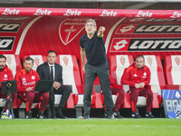 Ivan Juric is the head coach of AS Roma during the match between AC Monza and AS Roma in Serie A at U-Power Stadium in Monza, Italy, on Octo...