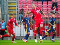 Milan Djuric participates in the match between AC Monza and AS Roma, Serie A, at U-Power Stadium in Monza, Italy, on October 6, 2024. (