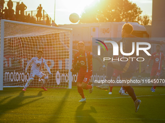 Nicola Zalewski participates in the match between AC Monza and AS Roma, Serie A, at U-Power Stadium in Monza, Italy, on October 6, 2024. (