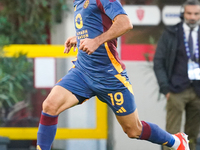 Zeki Celik participates in the match between AC Monza and AS Roma, Serie A, at U-Power Stadium in Monza, Italy, on October 6, 2024. (