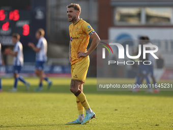 Tyler French of Sutton United plays during the Vanarama National League match between Hartlepool United and Sutton United at Victoria Park i...