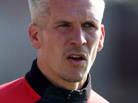 Sutton United manager Steve Morison is present during the Vanarama National League match between Hartlepool United and Sutton United at Vict...