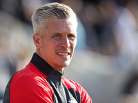 Sutton United manager Steve Morison is present during the Vanarama National League match between Hartlepool United and Sutton United at Vict...