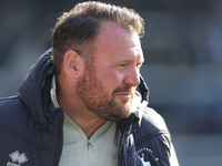 Hartlepool manager Darren Sarll is present during the Vanarama National League match between Hartlepool United and Sutton United at Victoria...