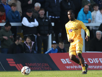 Eduino Vaz of Sutton United is in action during the Vanarama National League match between Hartlepool United and Sutton United at Victoria P...