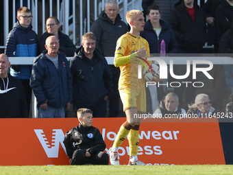 Charlie Waller of Sutton United plays during the Vanarama National League match between Hartlepool United and Sutton United at Victoria Park...