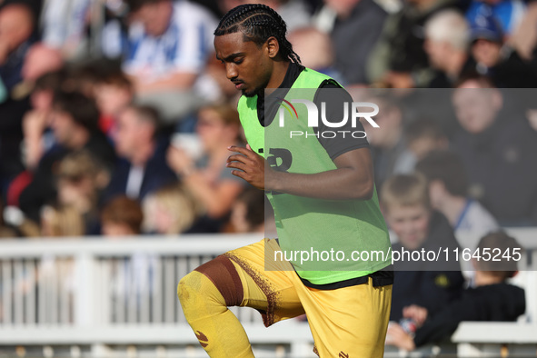 Dillon De Silva of Sutton United plays during the Vanarama National League match between Hartlepool United and Sutton United at Victoria Par...