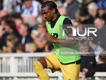 Dillon De Silva of Sutton United plays during the Vanarama National League match between Hartlepool United and Sutton United at Victoria Par...