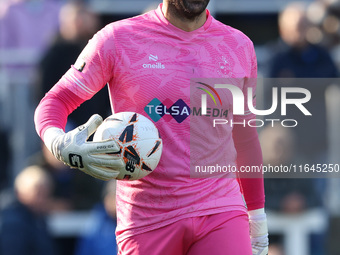 Steve Arnold of Sutton United is in action during the Vanarama National League match between Hartlepool United and Sutton United at Victoria...