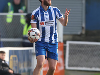 Anthony Mancini of Hartlepool United plays during the Vanarama National League match between Hartlepool United and Sutton United at Victoria...