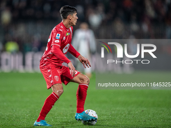 Matteo Pessina of AC Monza plays during the Serie A match between Monza and AS Roma at U-Power Stadium in Monza, Italy, on October 6, 2024....