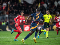 Matteo Pessina, captain of AC Monza, plays during the Serie A match between Monza and AS Roma at U-Power Stadium in Monza, Italy, on October...