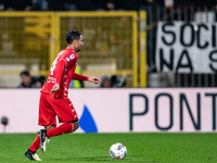 Armando Izzo of AC Monza plays during the Serie A match between Monza and AS Roma at U-Power Stadium in Monza, Italy, on October 6, 2024. (