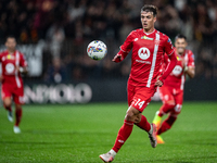 Daniel Maldini of AC Monza plays during the Serie A match between Monza and AS Roma at U-Power Stadium in Monza, Italy, on October 6, 2024....