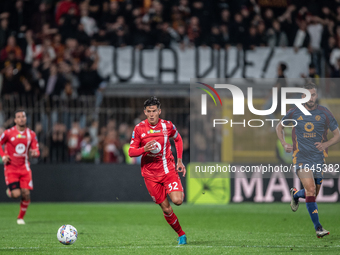 Matteo Pessina of AC Monza plays during the Serie A match between Monza and AS Roma at U-Power Stadium in Monza, Italy, on October 6, 2024....