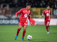 Matteo Pessina of AC Monza plays during the Serie A match between Monza and AS Roma at U-Power Stadium in Monza, Italy, on October 6, 2024....