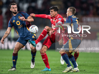 Matteo Pessina of AC Monza plays during the Serie A match between Monza and AS Roma at U-Power Stadium in Monza, Italy, on October 6, 2024....