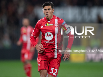 Matteo Pessina of AC Monza plays during the Serie A match between Monza and AS Roma at U-Power Stadium in Monza, Italy, on October 6, 2024....