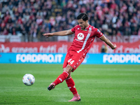 Andrea Carboni of AC Monza plays during the Serie A match between Monza and AS Roma at U-Power Stadium in Monza, Italy, on October 6, 2024....