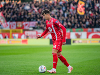 Daniel Maldini of AC Monza plays during the Serie A match between Monza and AS Roma at U-Power Stadium in Monza, Italy, on October 6, 2024....