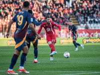 Georgios Kyriakopoulos of AC Monza plays during the Serie A match between Monza and AS Roma at U-Power Stadium in Monza, Italy, on October 6...