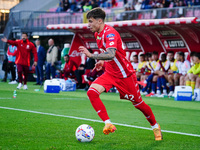 Alessandro Bianco (AC Monza) participates in the Italian championship Serie A football match between AC Monza and AS Roma at U-Power Stadium...