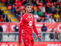 Daniel Maldini (AC Monza) participates in the Italian championship Serie A football match between AC Monza and AS Roma in Monza, Italy, on O...