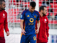 Stephan El Shaarawy (AS Roma) sustains an injury during the Italian championship Serie A football match between AC Monza and AS Roma at U-Po...