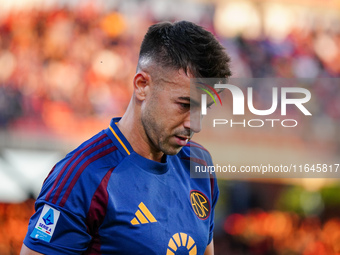 Stephan El Shaarawy (AS Roma) participates in the Italian championship Serie A football match between AC Monza and AS Roma at U-Power Stadiu...