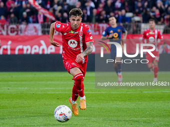 Alessandro Bianco (AC Monza) participates in the Italian championship Serie A football match between AC Monza and AS Roma at U-Power Stadium...