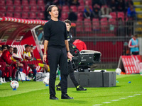 The head coach Alessandro Nesta (AC Monza) is disappointed during the Italian championship Serie A football match between AC Monza and AS Ro...