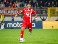 Pedro Pereira (AC Monza) participates in the Italian championship Serie A football match between AC Monza and AS Roma at U-Power Stadium in...