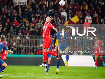 Milan Djuric (AC Monza) participates in the Italian championship Serie A football match between AC Monza and AS Roma at U-Power Stadium in M...