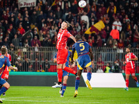 Milan Djuric (AC Monza) participates in the Italian championship Serie A football match between AC Monza and AS Roma at U-Power Stadium in M...