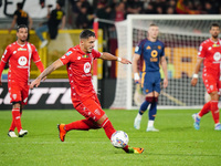 Dany Mota (AC Monza) participates in the Italian championship Serie A football match between AC Monza and AS Roma at U-Power Stadium in Monz...