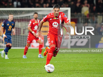 Dany Mota (AC Monza) participates in the Italian championship Serie A football match between AC Monza and AS Roma at U-Power Stadium in Monz...