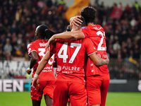 Dany Mota (AC Monza) celebrates the goal with Pablo Mari (AC Monza) during the Italian championship Serie A football match between AC Monza...