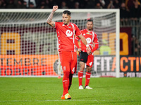 Dany Mota (AC Monza) celebrates the goal during the Italian championship Serie A football match between AC Monza and AS Roma at U-Power Stad...