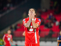 Dany Mota (AC Monza) disappoints during the Italian championship Serie A football match between AC Monza and AS Roma at U-Power Stadium in M...