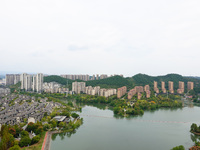 Housing for urban residents is seen in Yichang, Hubei province, China, on October 7, 2024. Today is World Habitat Day. (