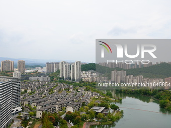 Housing for urban residents is seen in Yichang, Hubei province, China, on October 7, 2024. Today is World Habitat Day. (