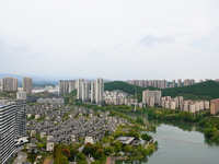 Housing for urban residents is seen in Yichang, Hubei province, China, on October 7, 2024. Today is World Habitat Day. (