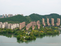 Housing for urban residents is seen in Yichang, Hubei province, China, on October 7, 2024. Today is World Habitat Day. (