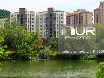 Housing for urban residents is seen in Yichang, Hubei province, China, on October 7, 2024. Today is World Habitat Day. (