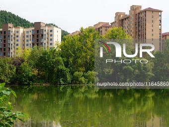 Housing for urban residents is seen in Yichang, Hubei province, China, on October 7, 2024. Today is World Habitat Day. (