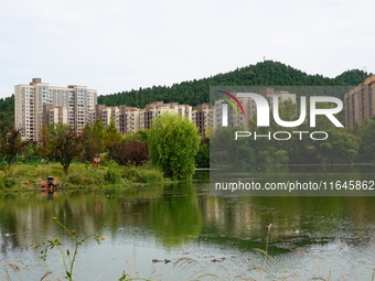 Housing for urban residents is seen in Yichang, Hubei province, China, on October 7, 2024. Today is World Habitat Day. (