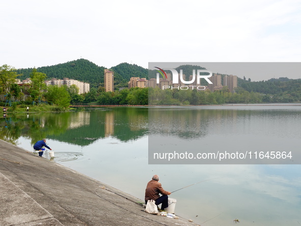 Housing for urban residents is seen in Yichang, Hubei province, China, on October 7, 2024. Today is World Habitat Day. 